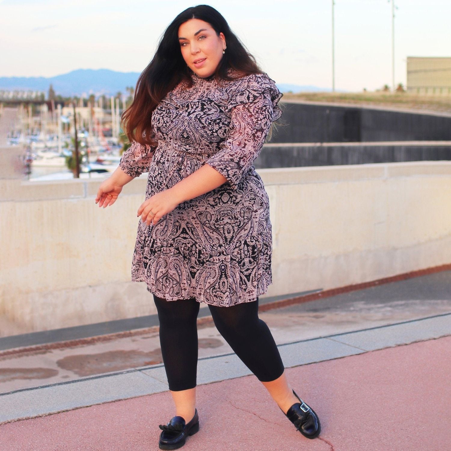 Mallas capri Stay Cool - Negras