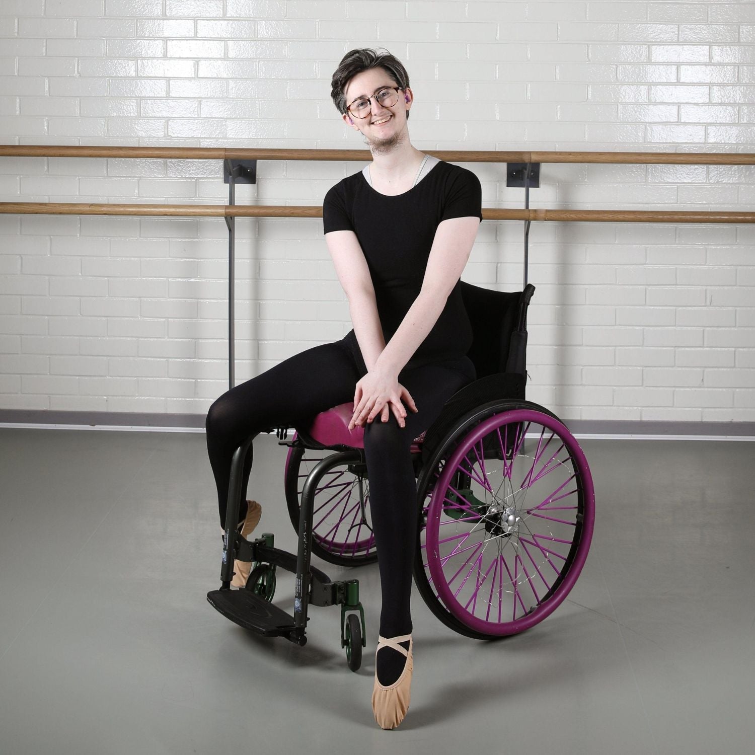 Mallas de baile convertibles - Negras