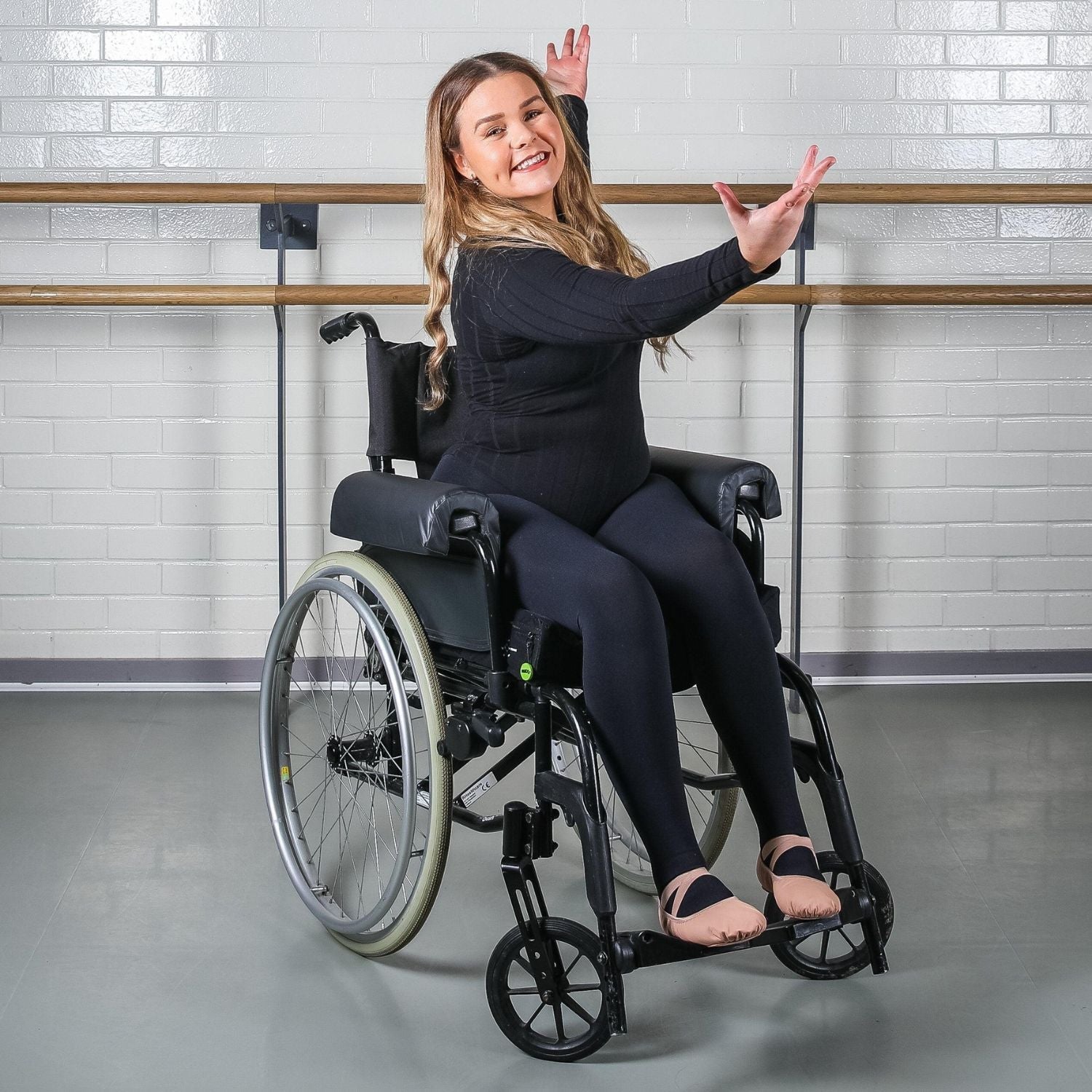 Mallas de baile convertibles - Negras