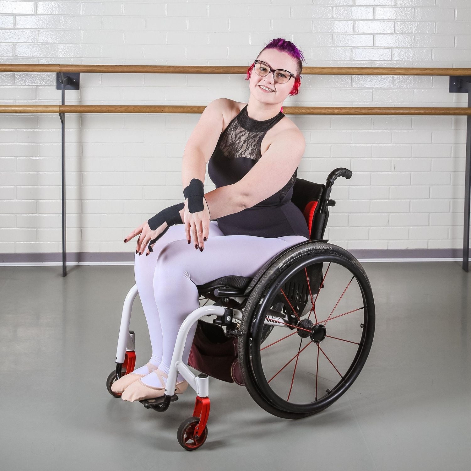 Collants de danse convertibles - Blanc