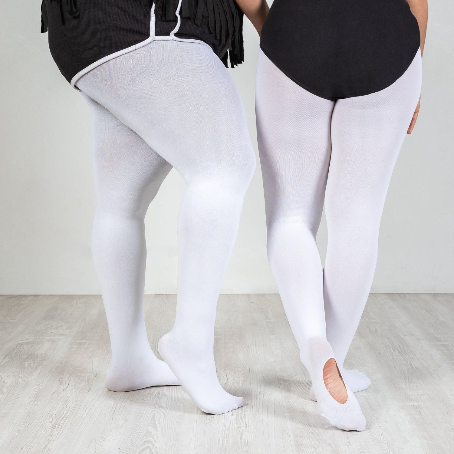 Collants de danse convertibles - Blanc