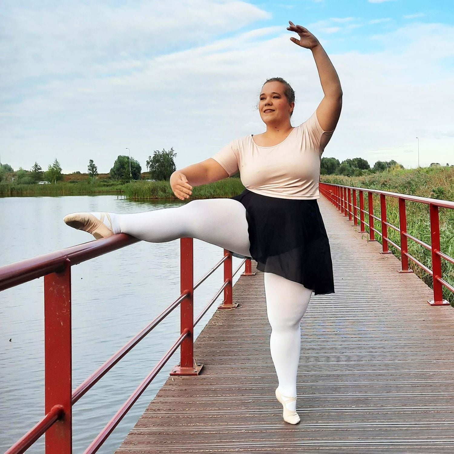 Collants de danse convertibles - Blanc