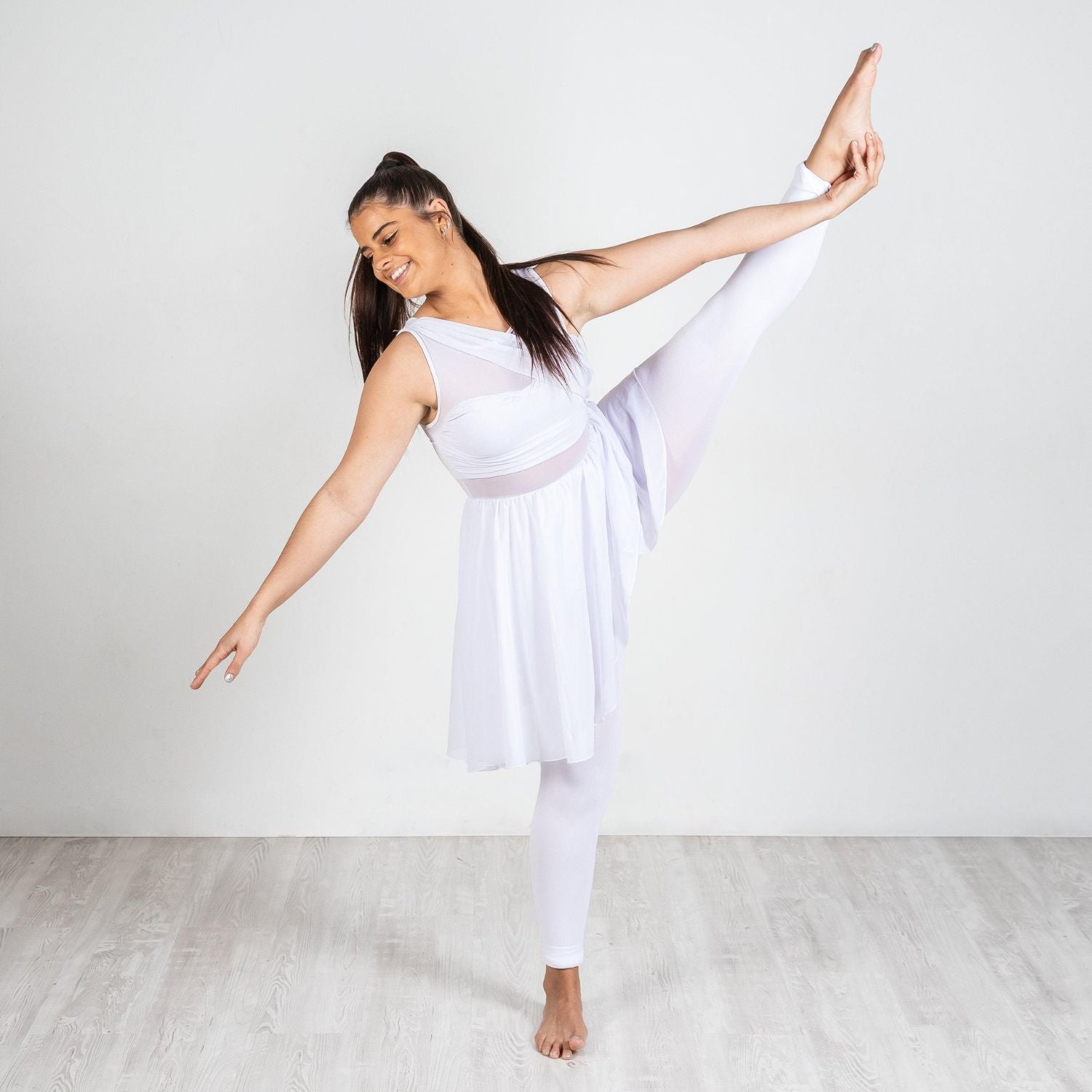 Collants de danse convertibles - Blanc