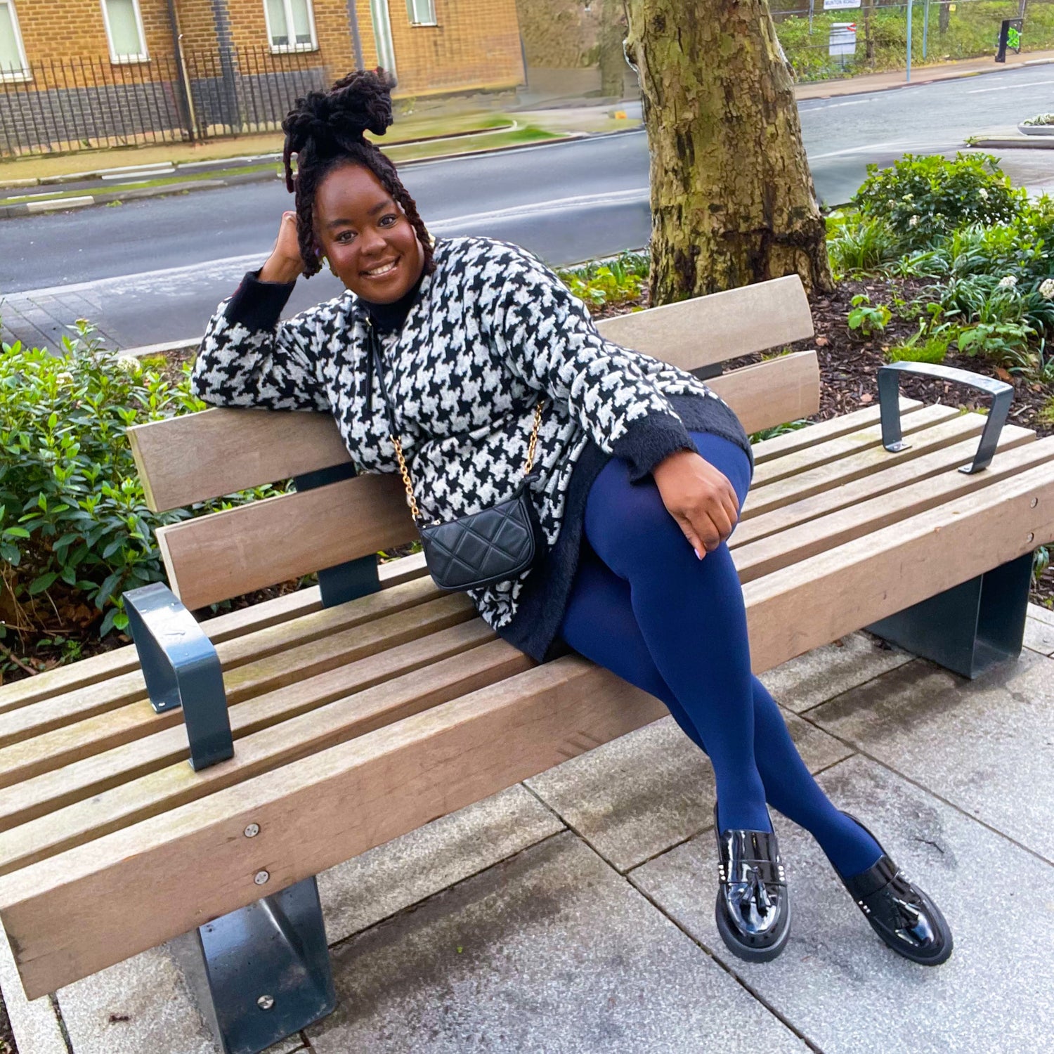 Mallas de compresión ligeras Huggy - Azul marino