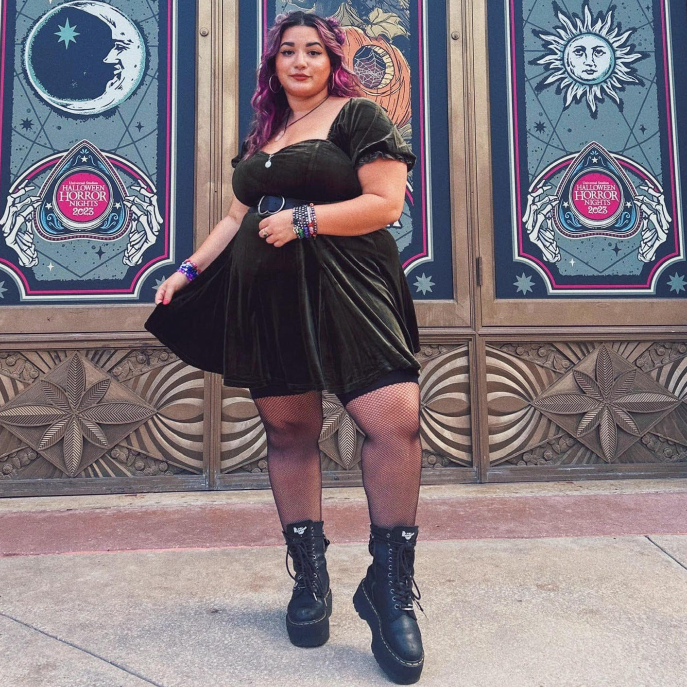 Bas résille Thighs the Limit - Noir