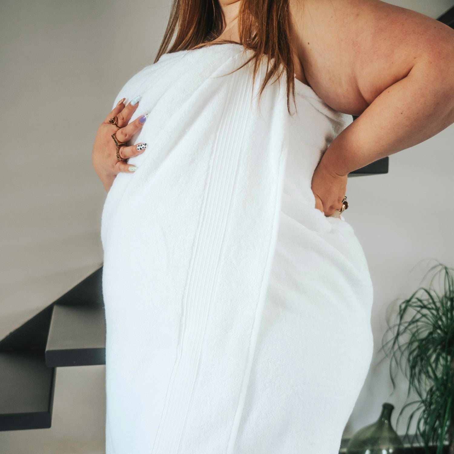 Toalla grande Softee - Blanca