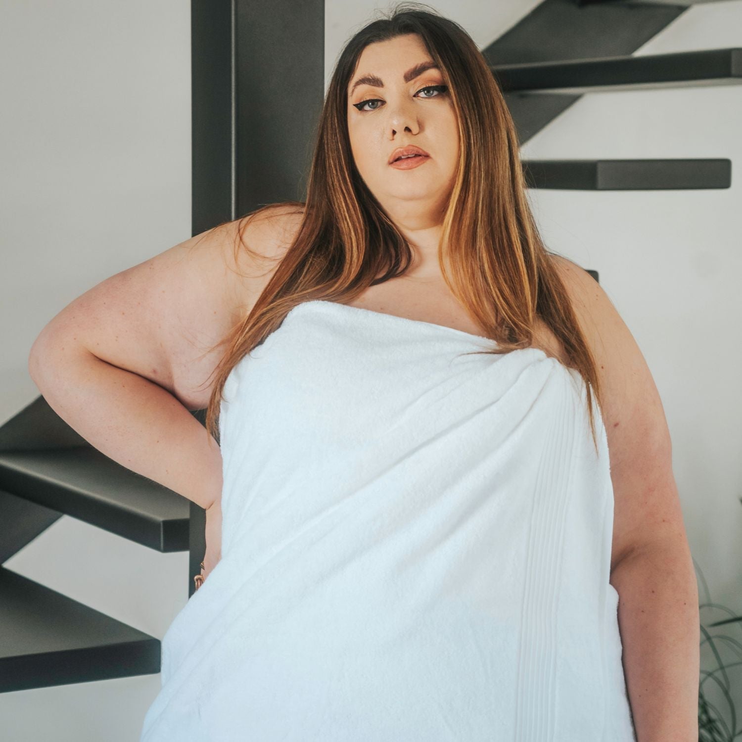 Toalla grande Softee - Blanca