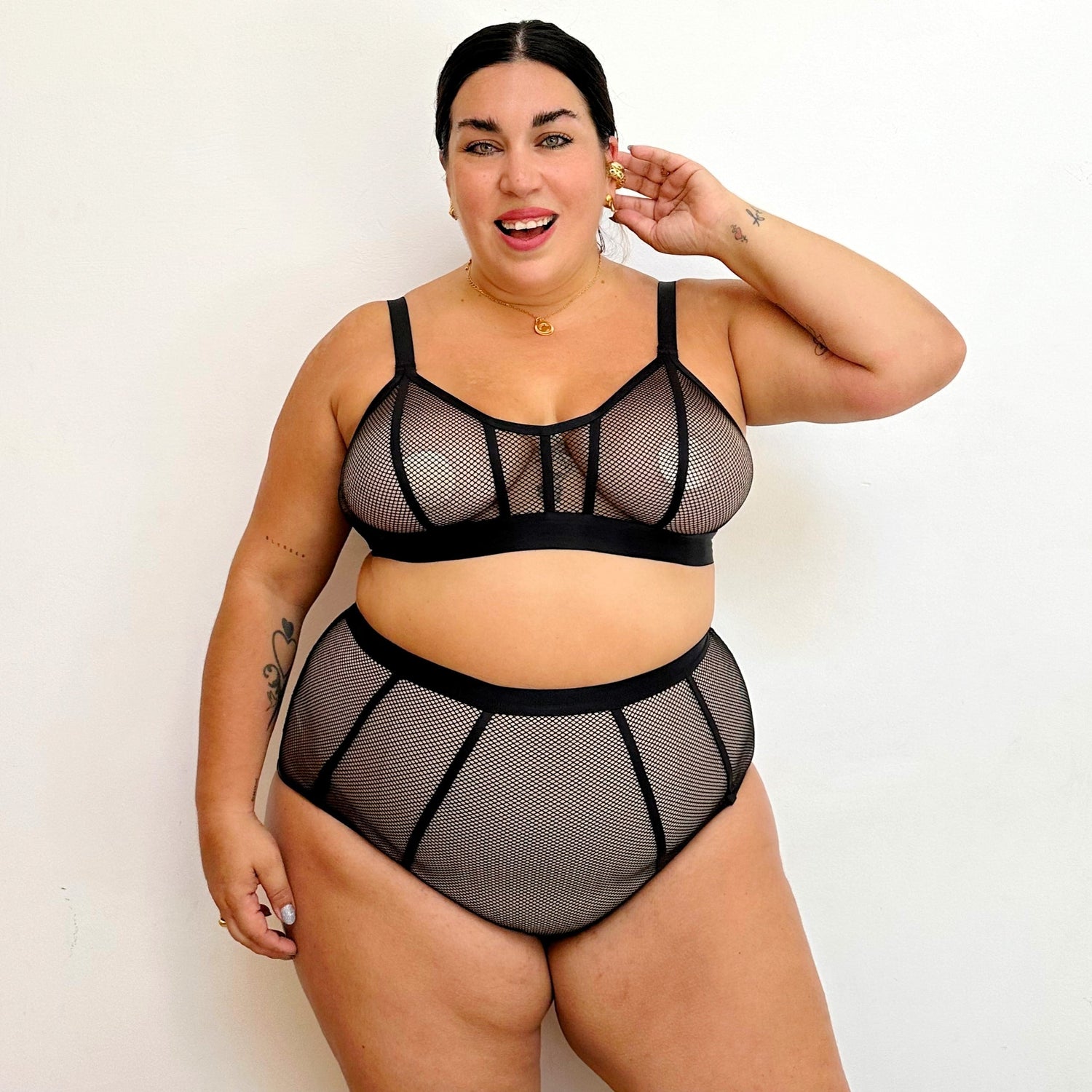 Culotte résille Kitty