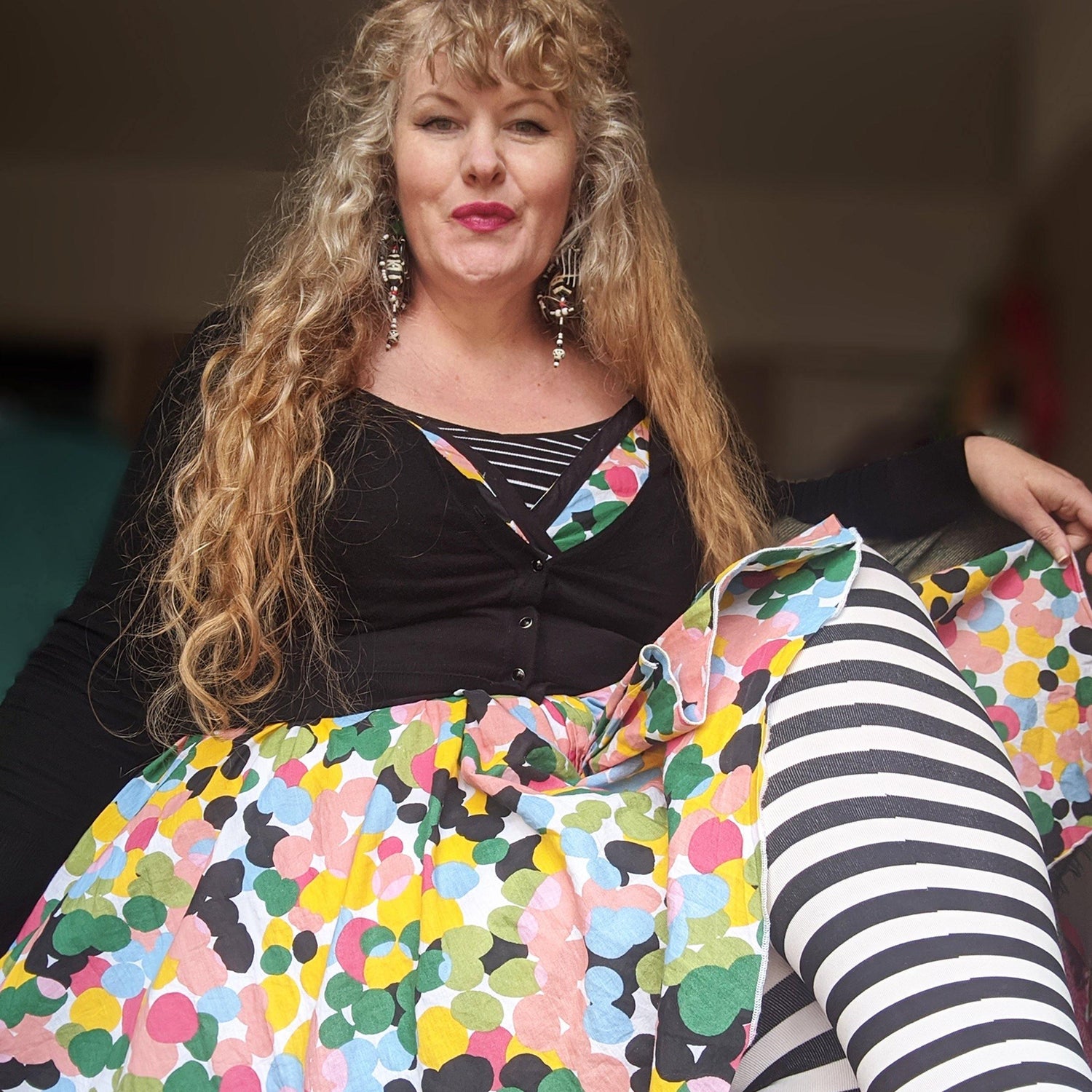 Collants rayés - Sorcière