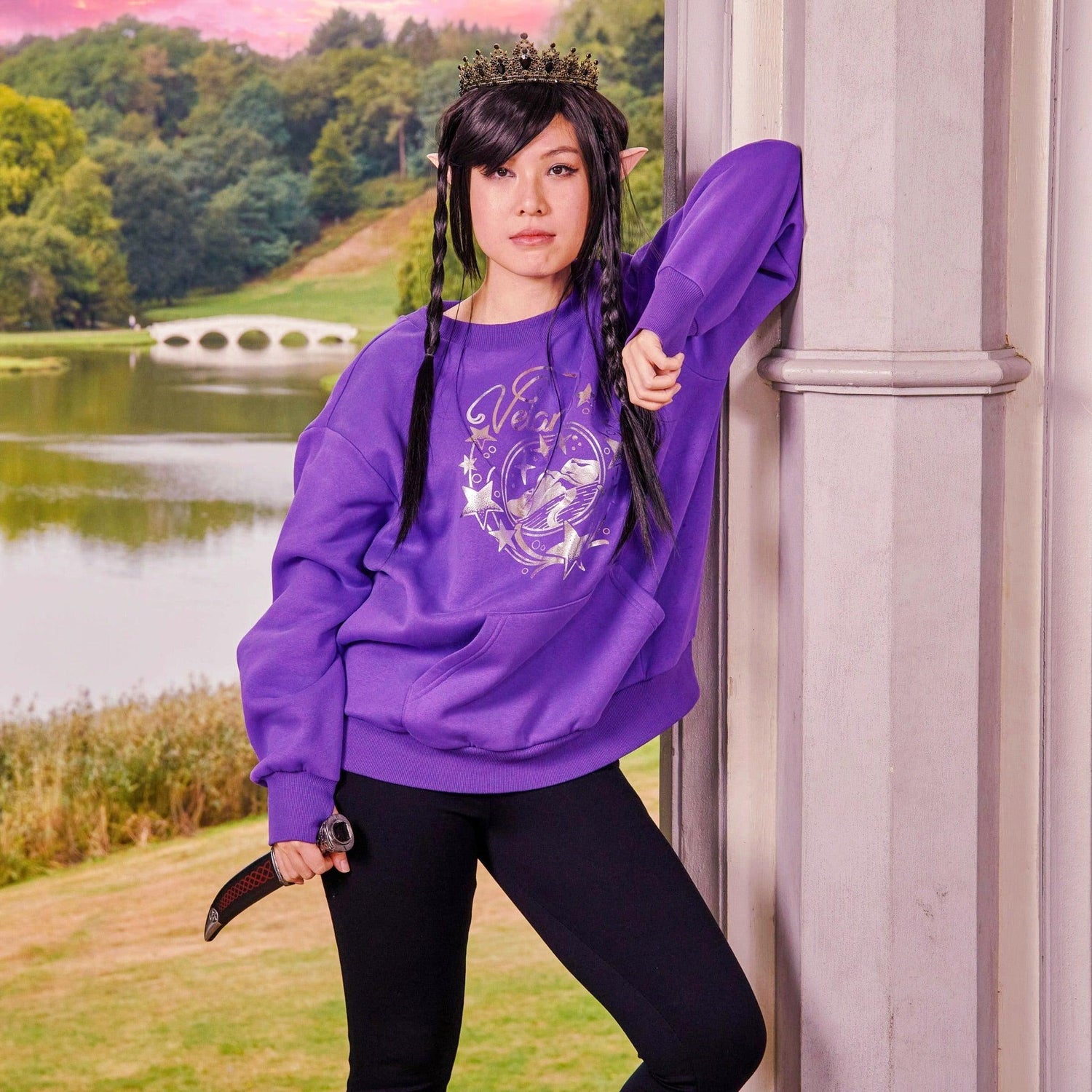 Sweat-shirt ACOTAR en coton biologique - Velaris