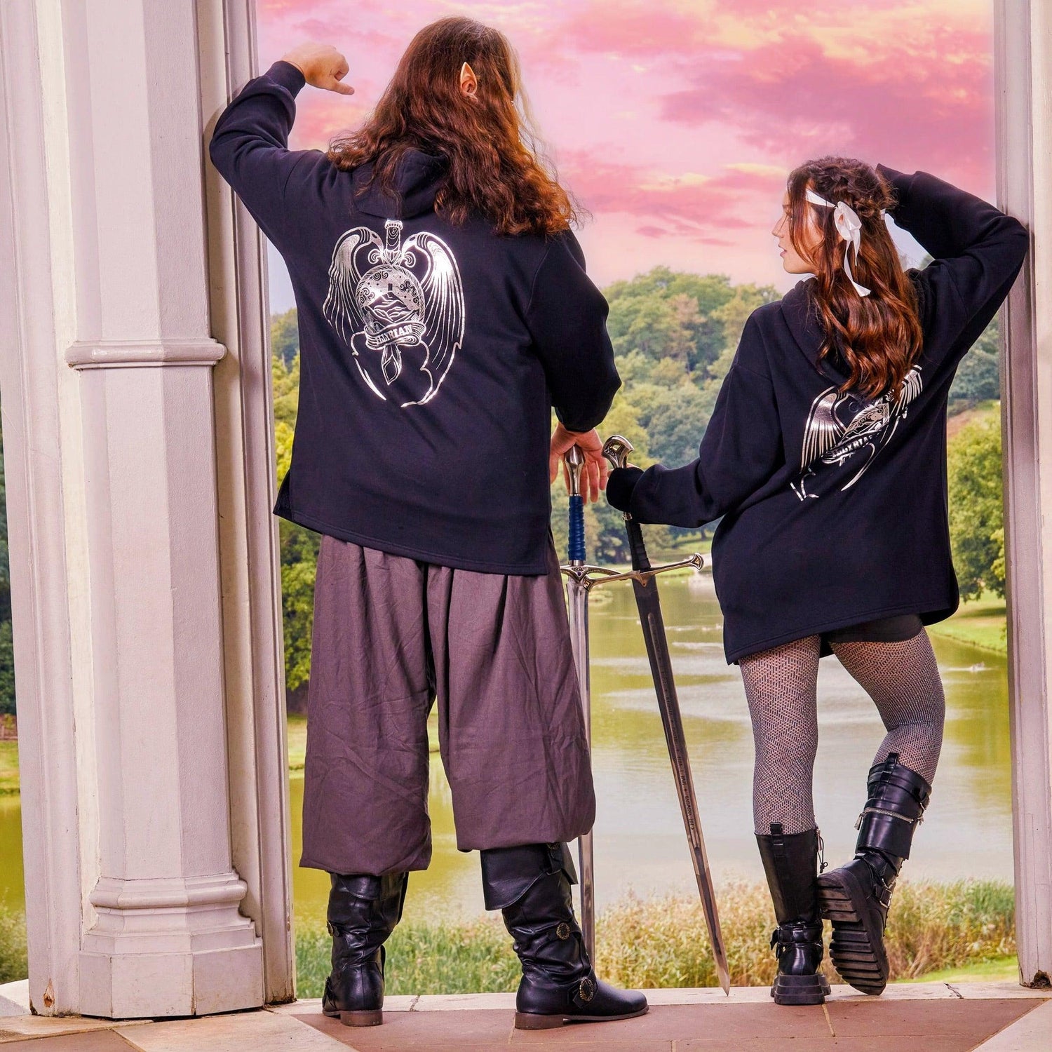 Sudadera con capucha ACOTAR de algodón orgánico - Illyrian