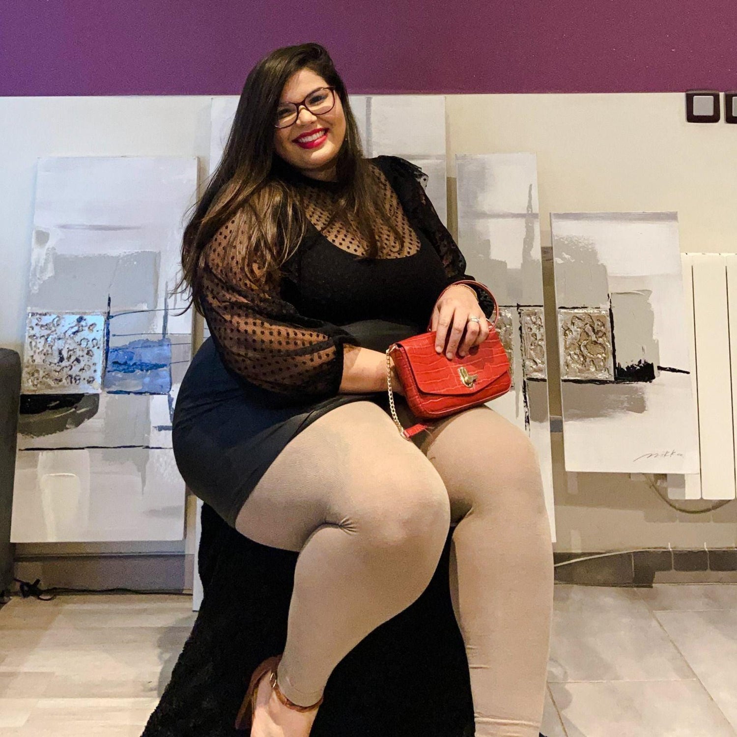 Collants sans pieds en laine mérinos - Sand Dollar