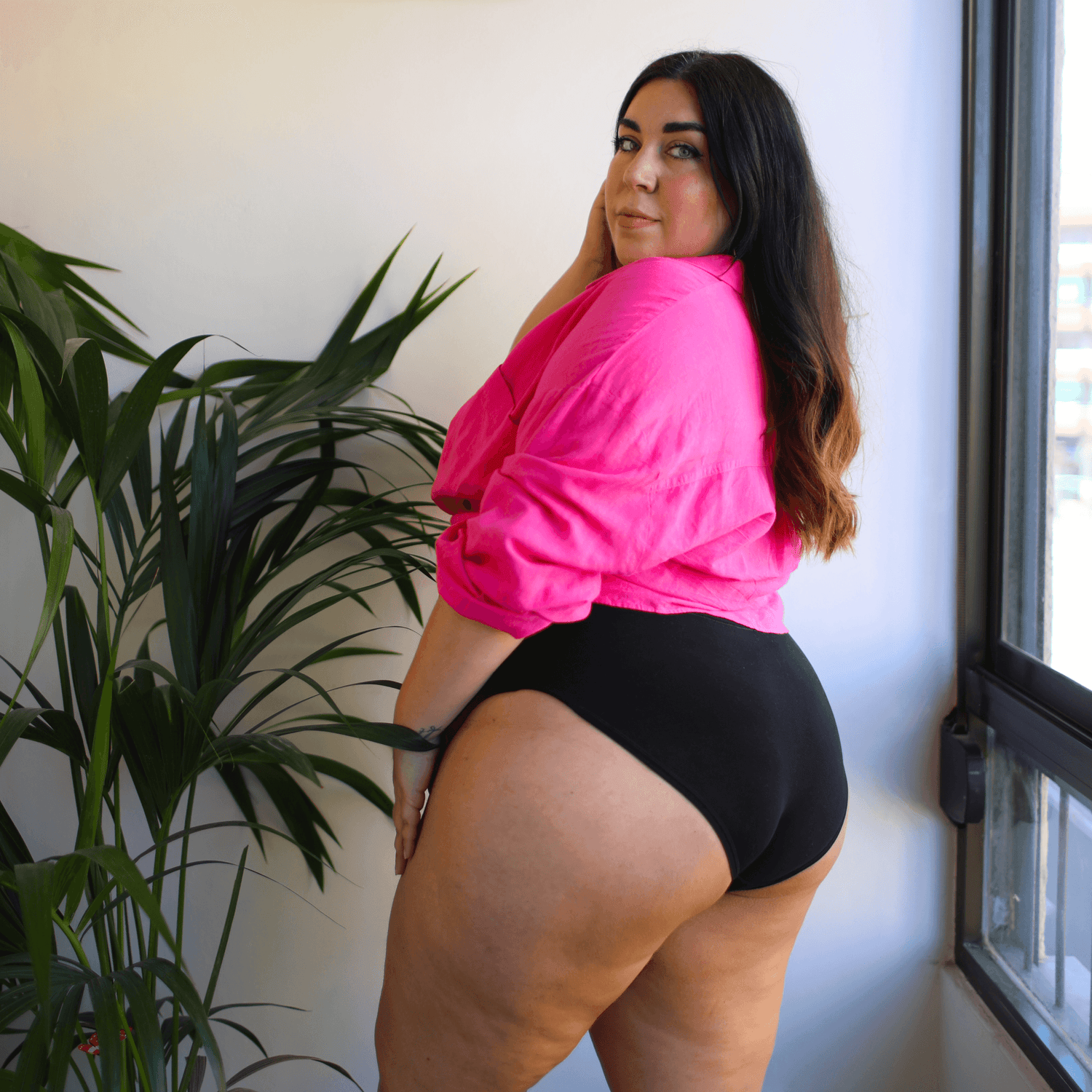 Braguitas de algodón orgánico - Negro