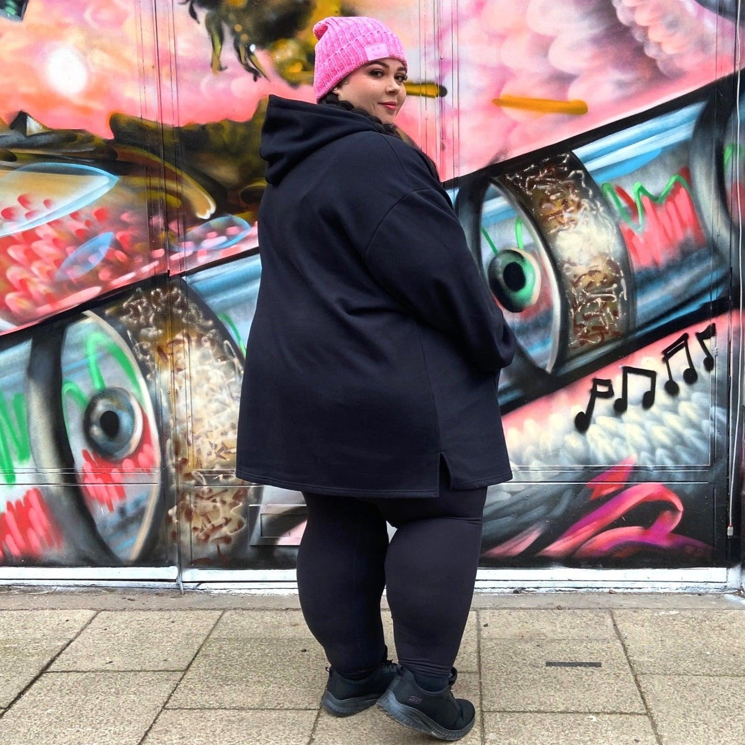 Sudadera con capucha larga de algodón orgánico