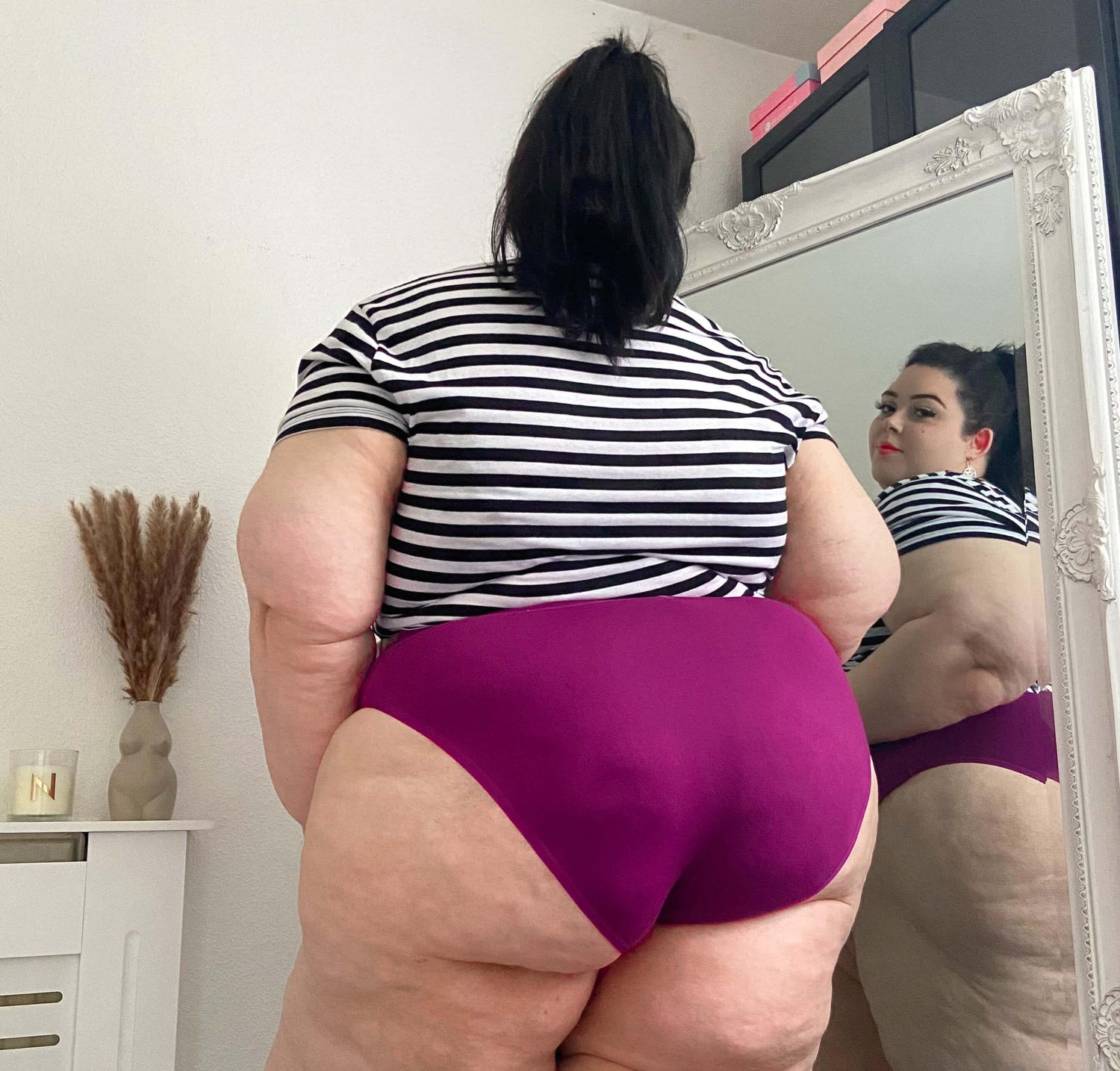 Culotte taille haute en coton bio - Figgy Pudding