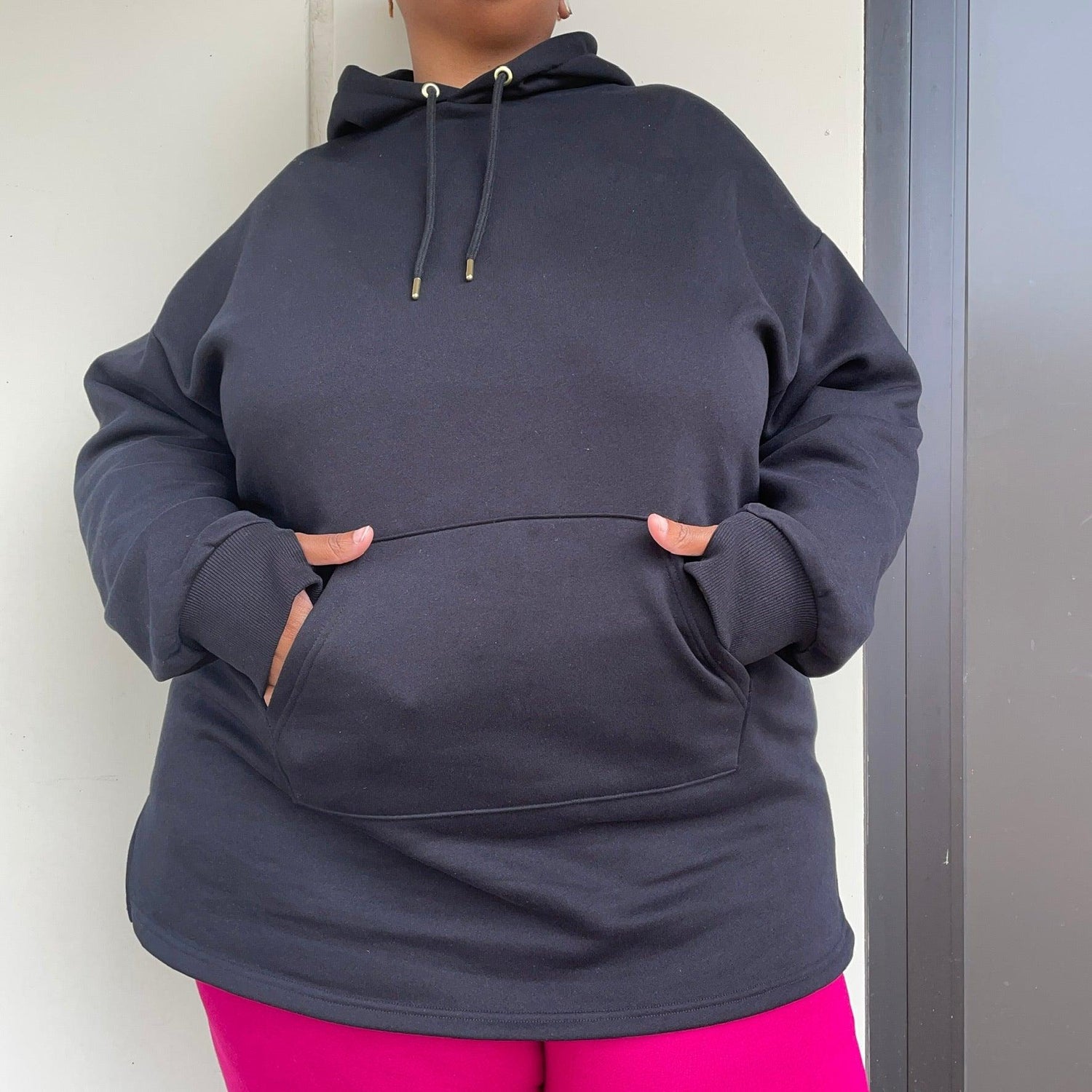 Sudadera con capucha larga de algodón orgánico