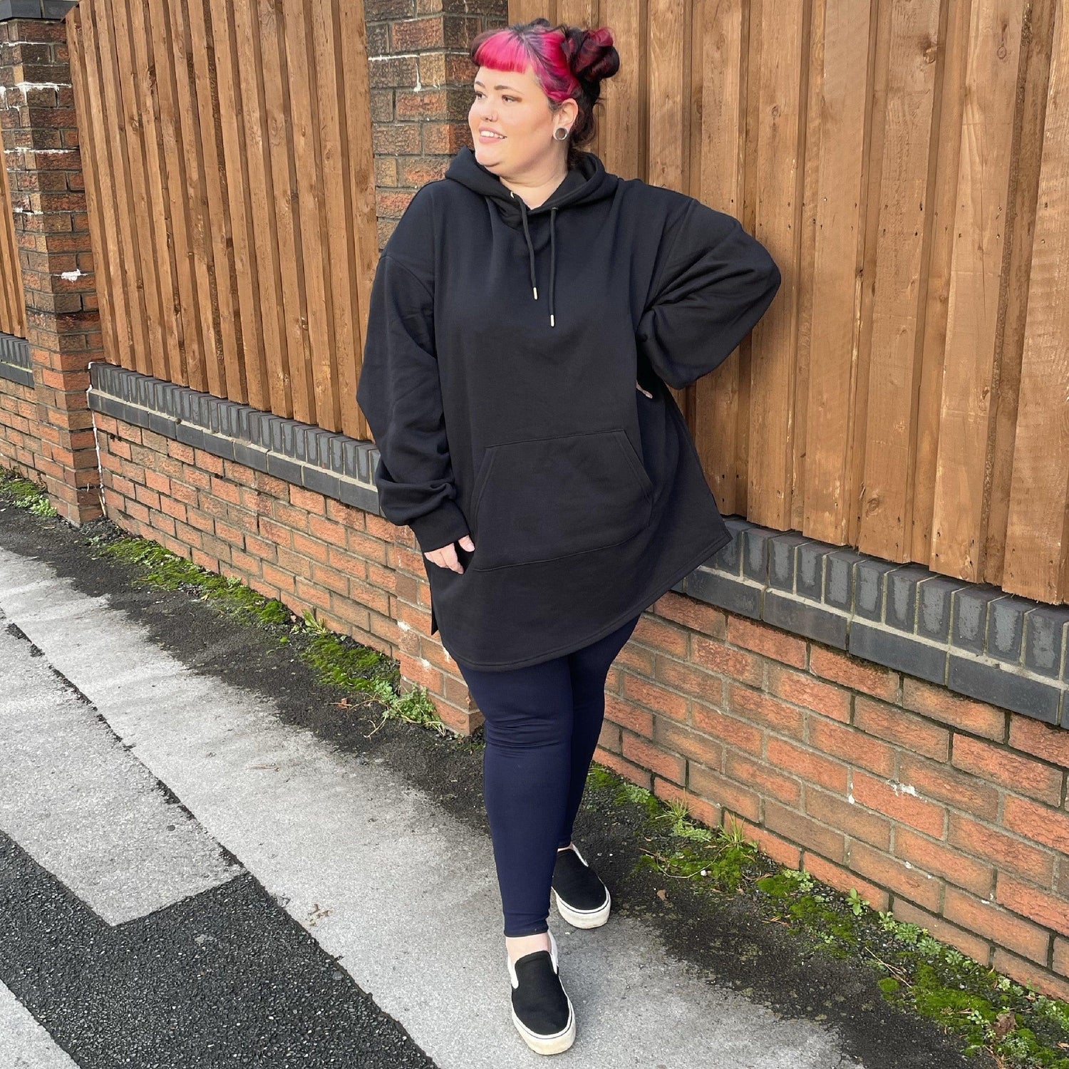 Sudadera con capucha larga de algodón orgánico