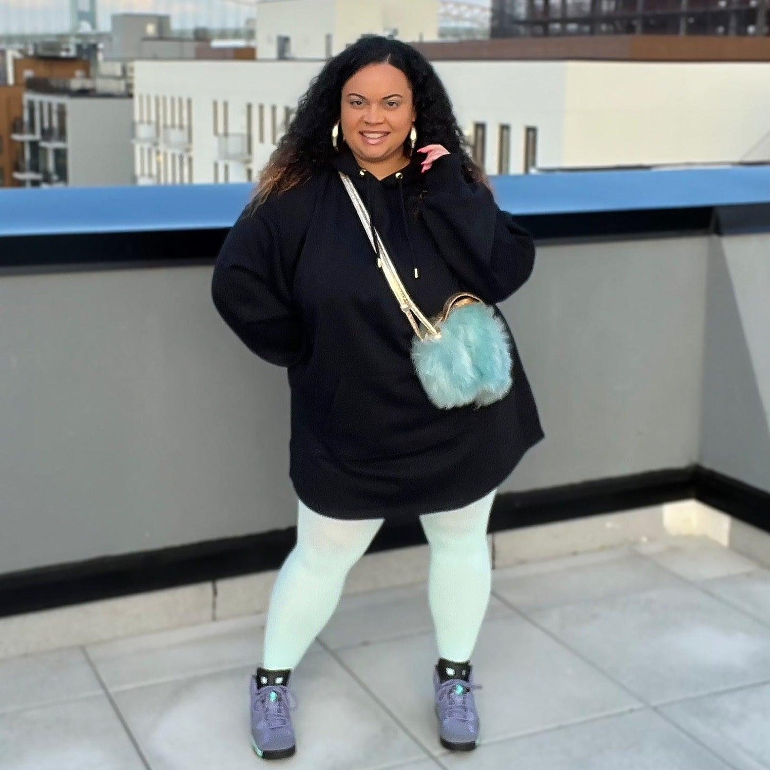 Sudadera con capucha larga de algodón orgánico