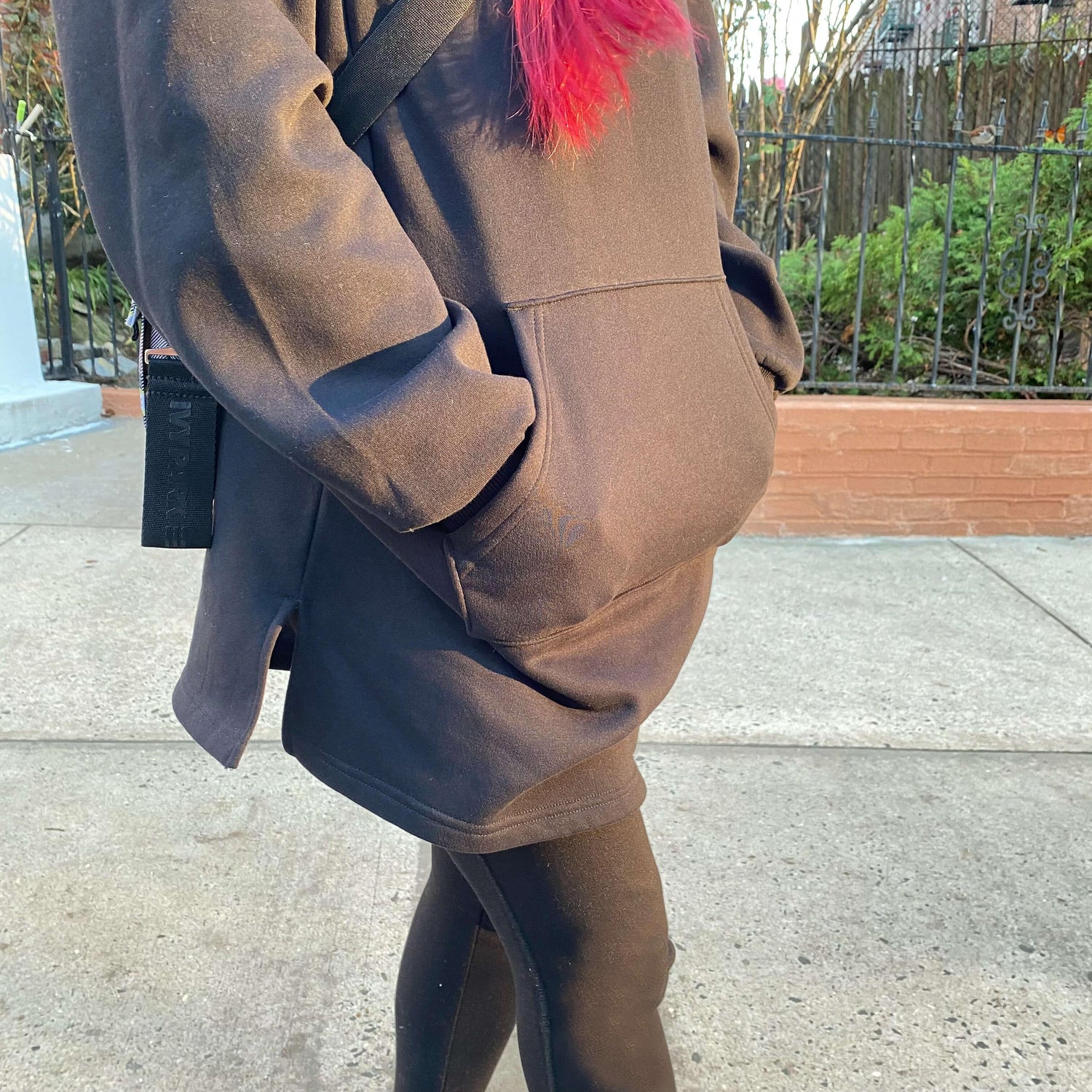 Sudadera con capucha larga de algodón orgánico