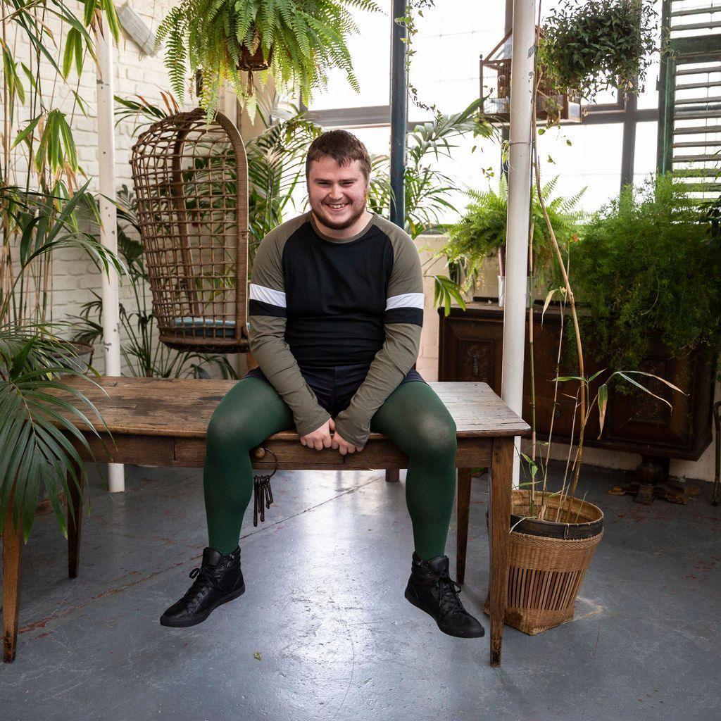 Collants 80 deniers - Vert bouteille