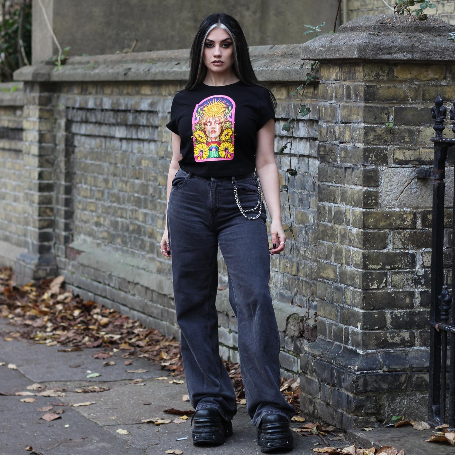 Major Arcana Baby Tee - XIX The Sun