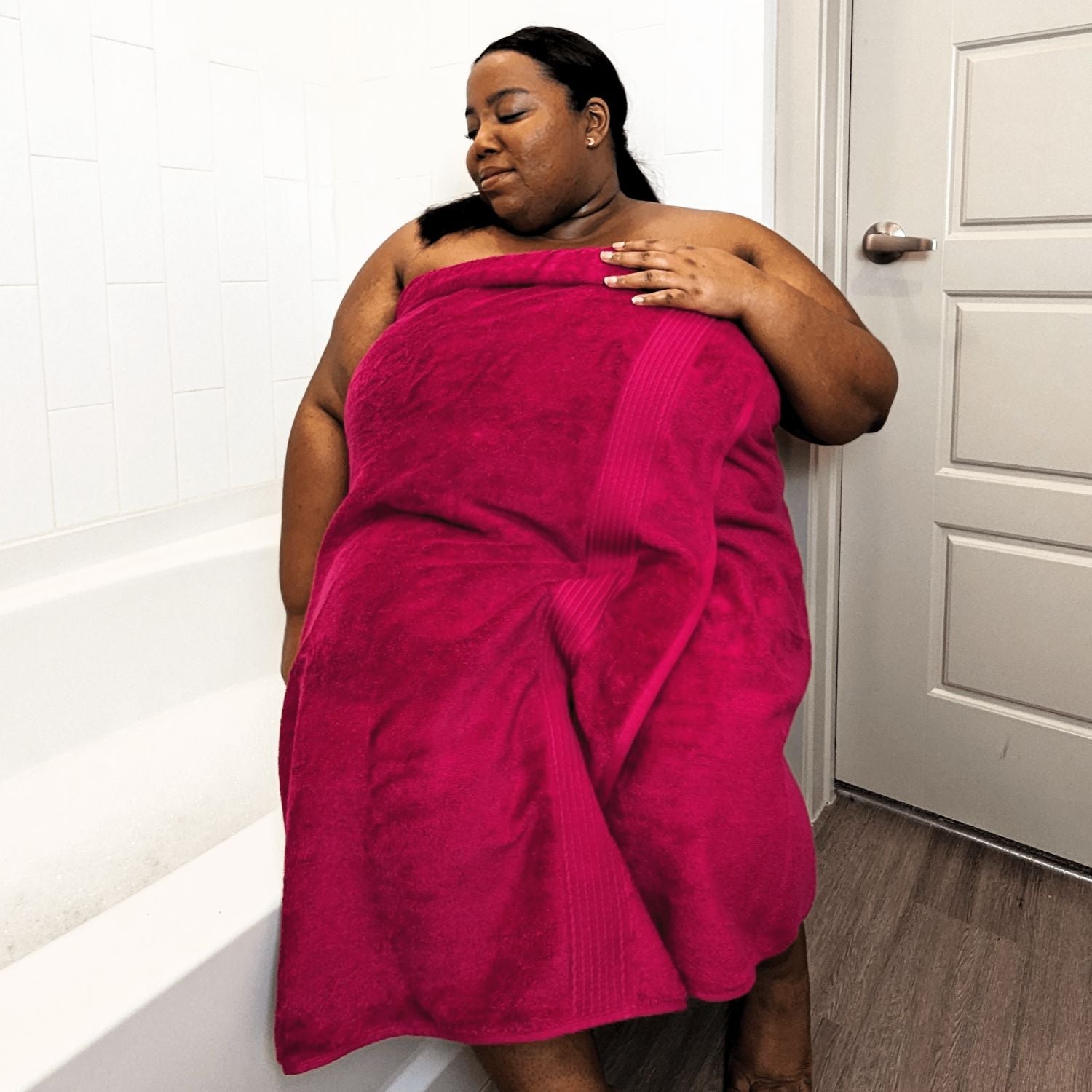 Big Softee Towel - Raspberry Pie
