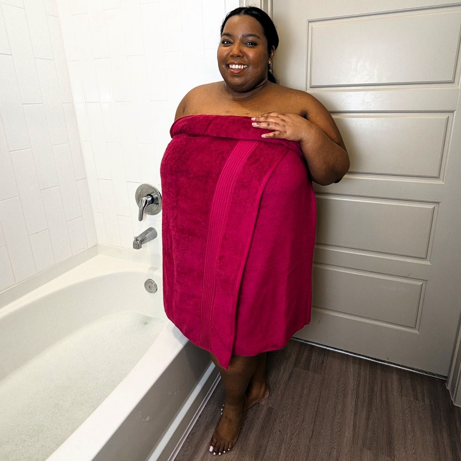 Big Softee Towel - Raspberry Pie