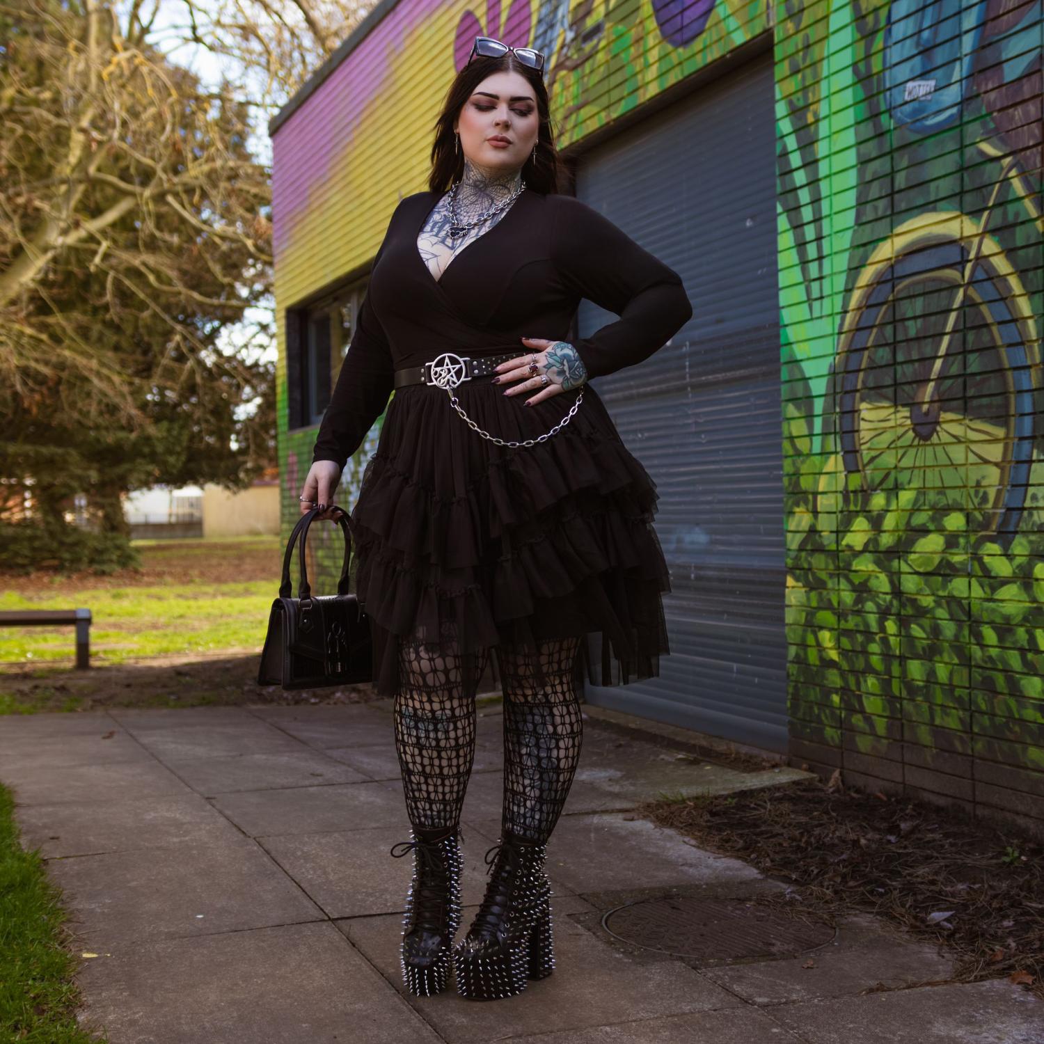 Mesh Skirt - Black