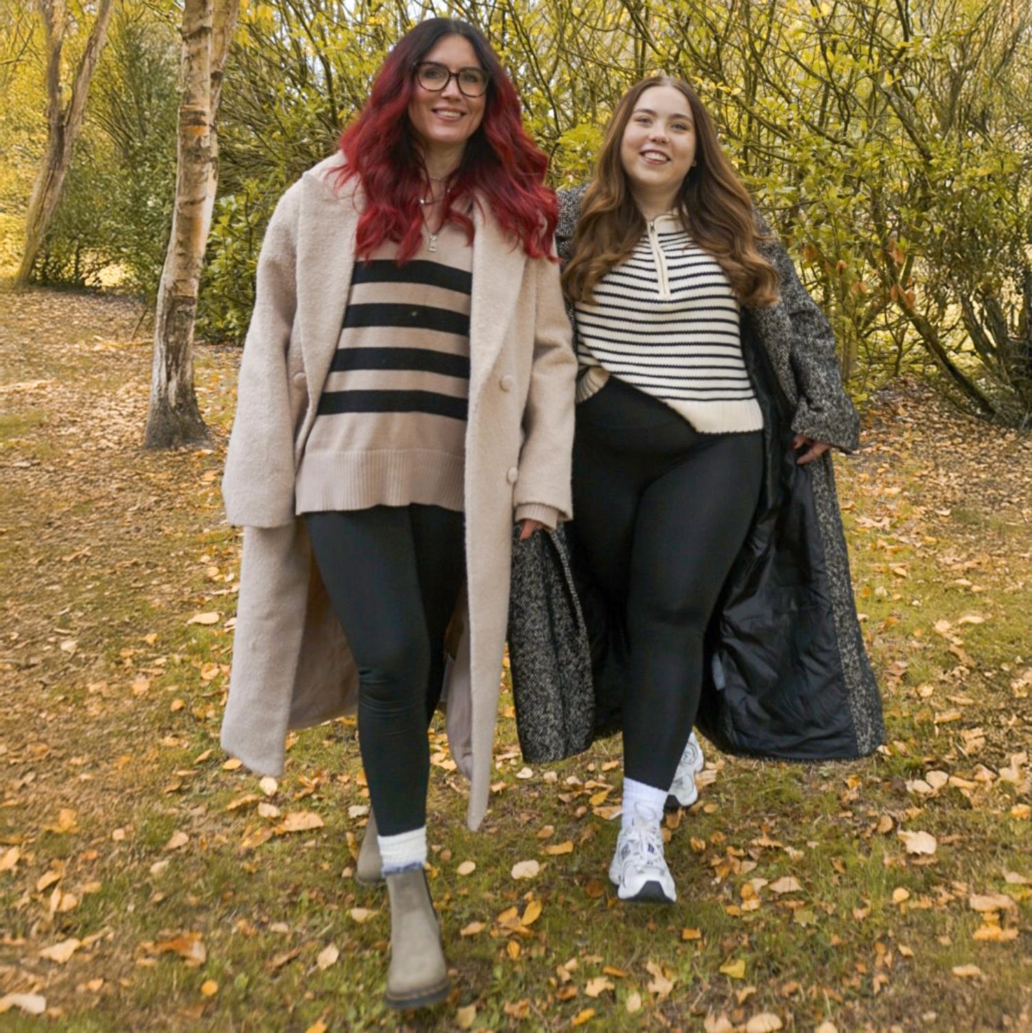 Tracy (left) Size D, 5ft 8 -
Jade (right) Size E, 5ft 2