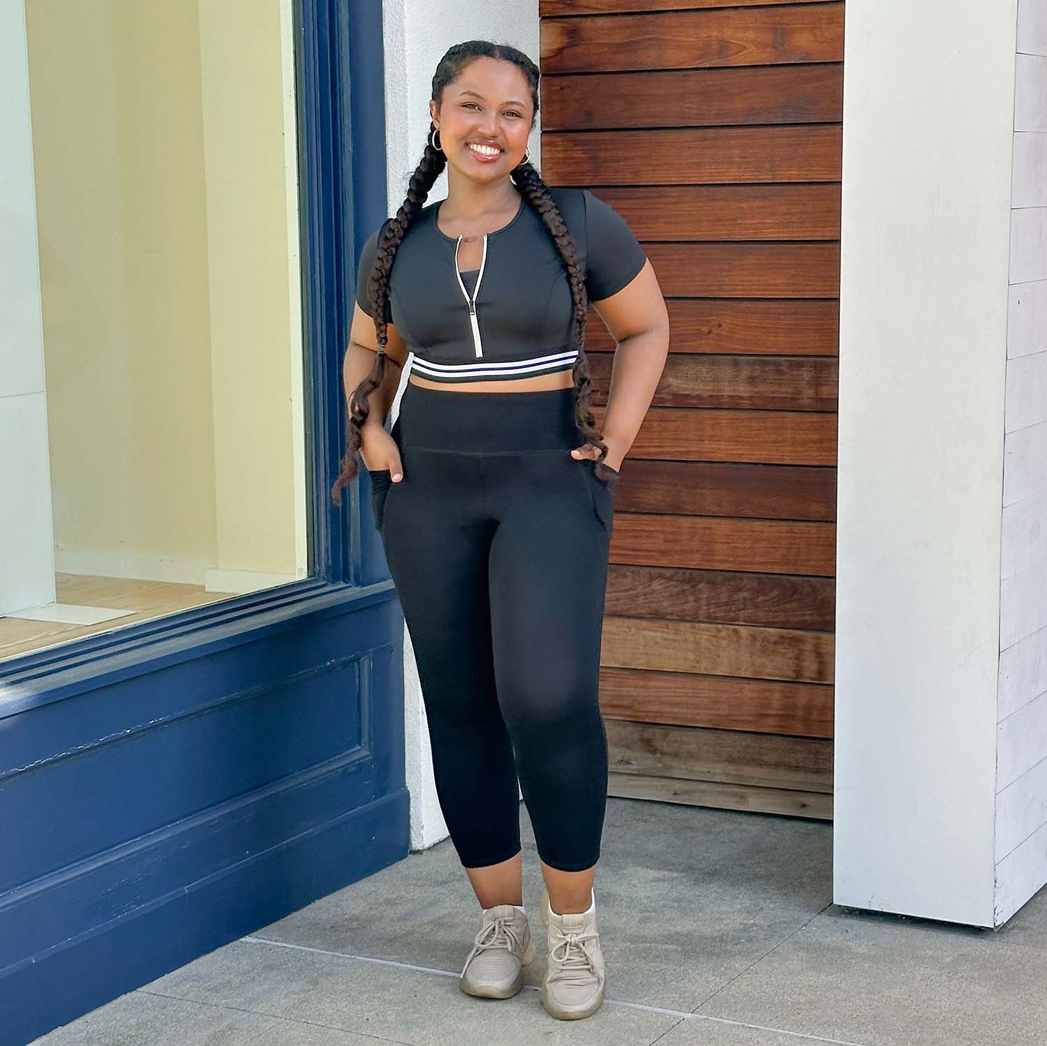 Leggings a prueba de cuclillas cortos (V2) - Bundillo de 2 pares