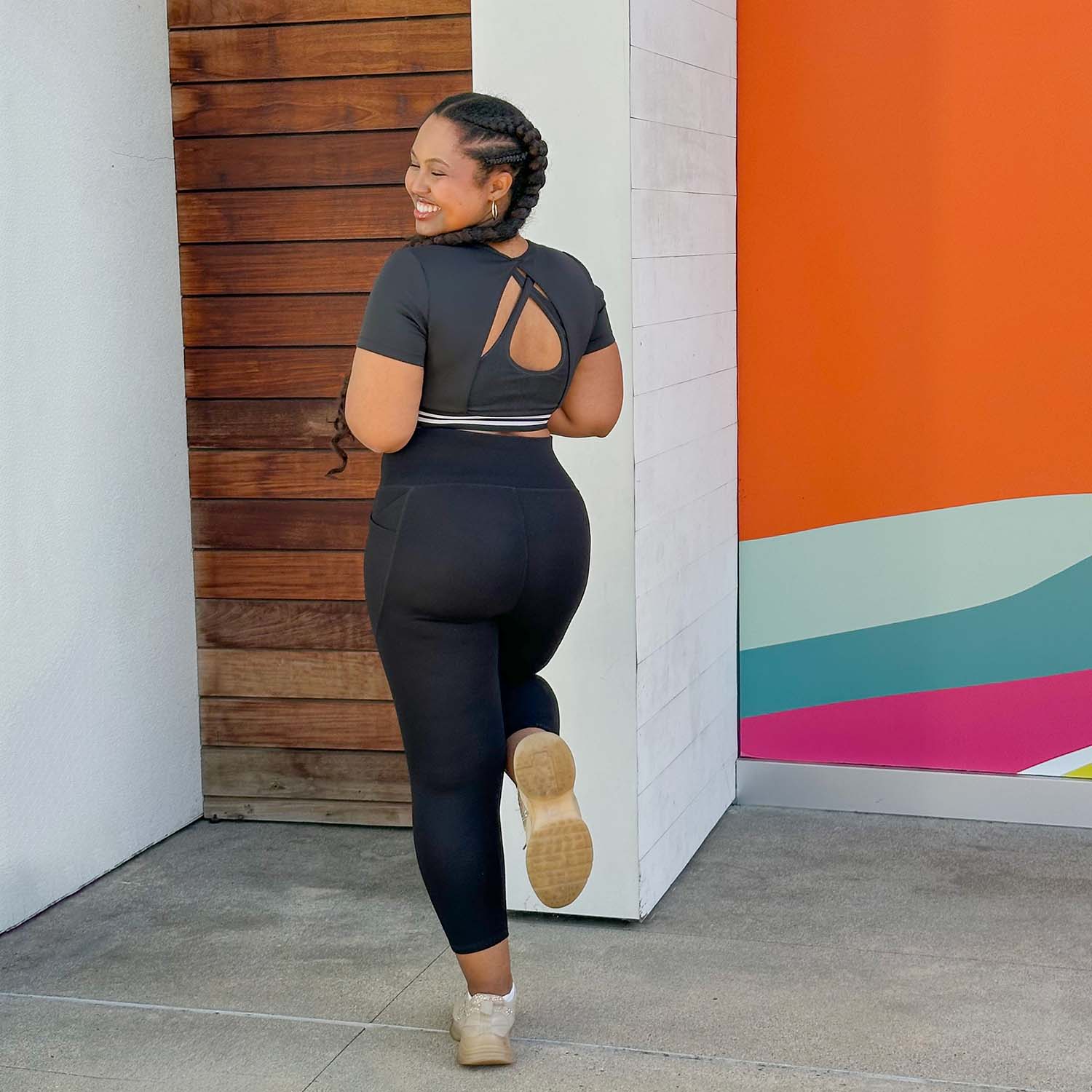 Leggings a prueba de cuclillas cortos (V2) - Bundillo de 2 pares