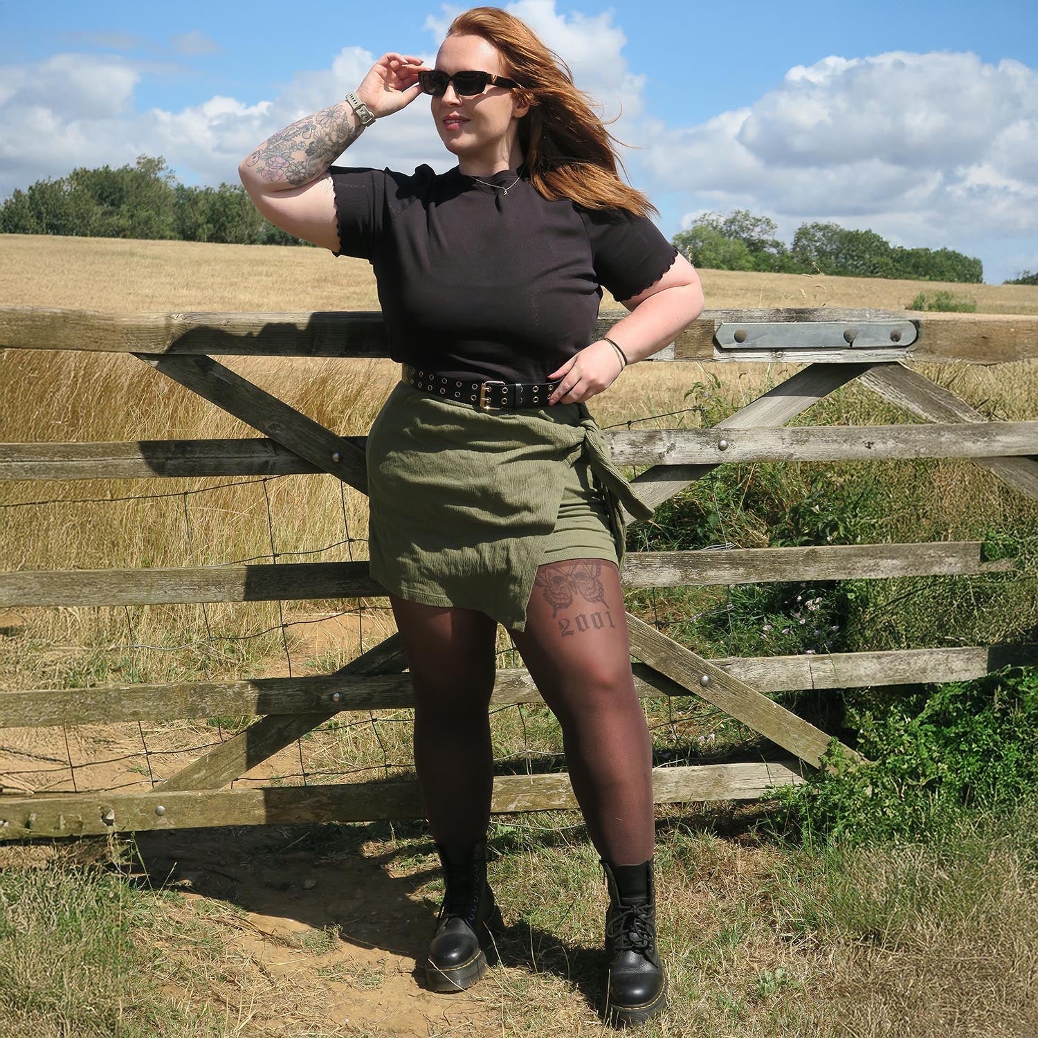 50 Denier Semi-Opaque Halo Tights - Praline