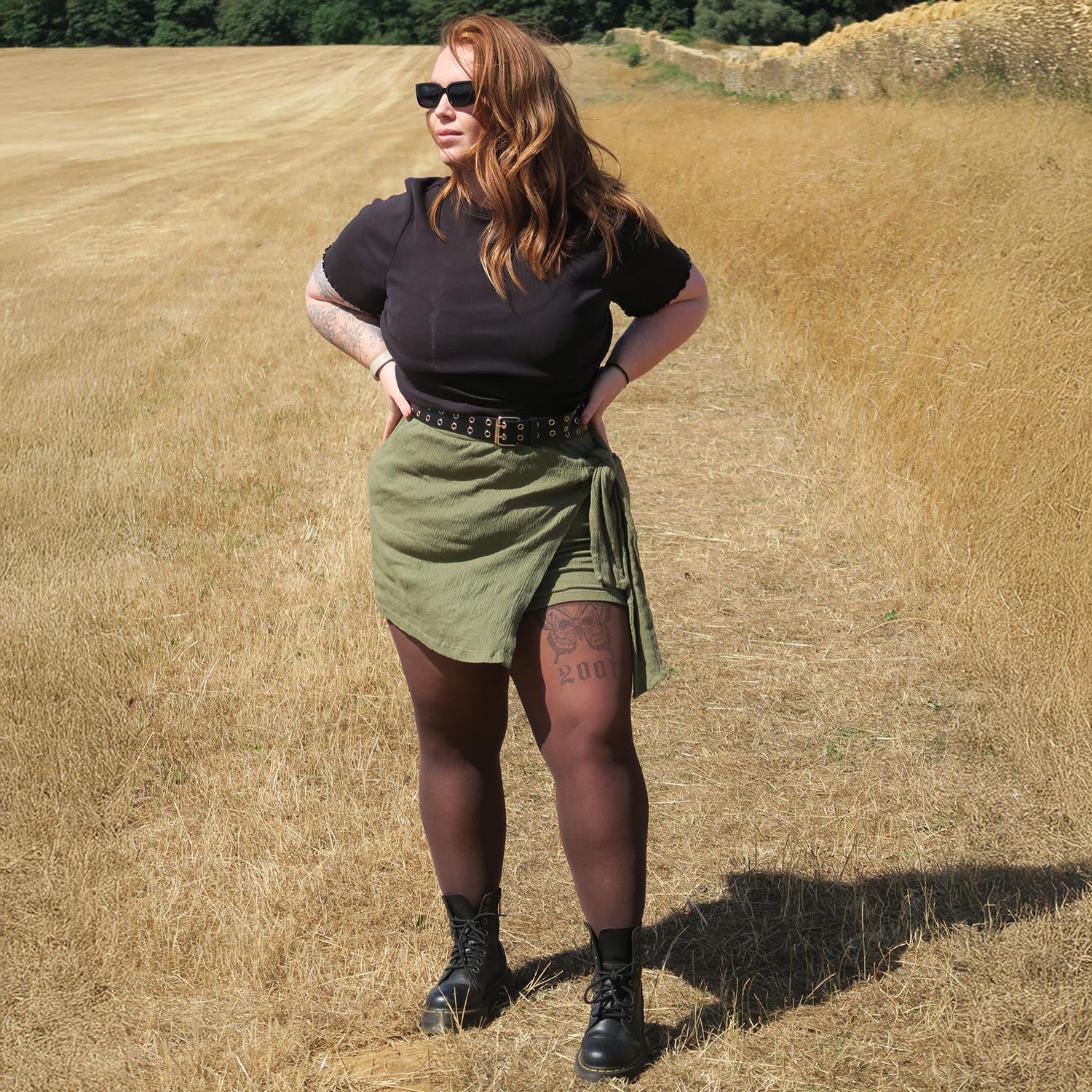 50 Denier Semi-Opaque Halo Tights - Praline