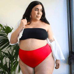 Cheeky High Leg Knickers - Lobster - Snag