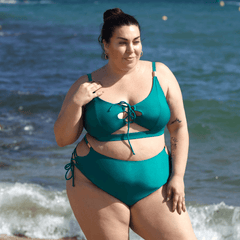 What Babe? Bikini Top - Teal - Snag