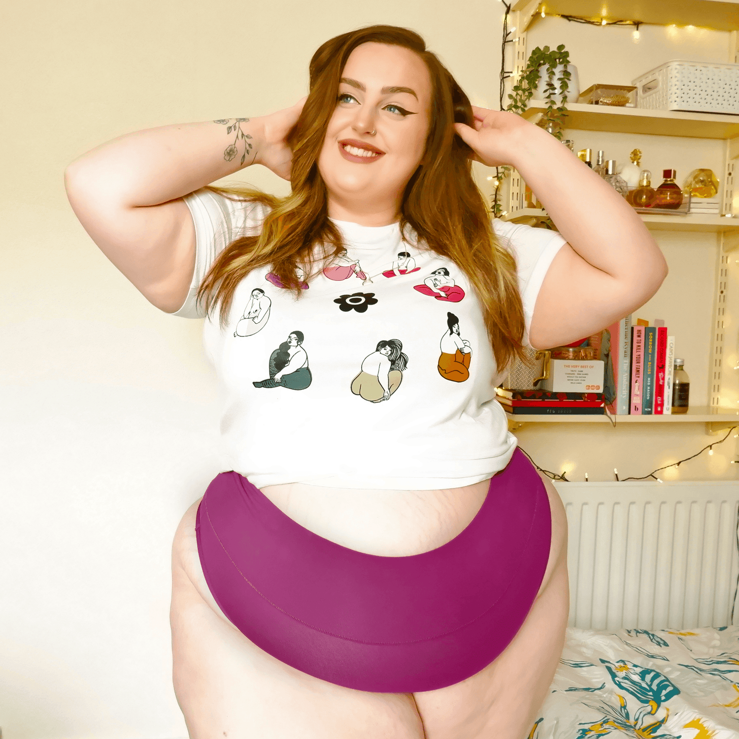 Tanga de algodón orgánico - Figgy Pudding