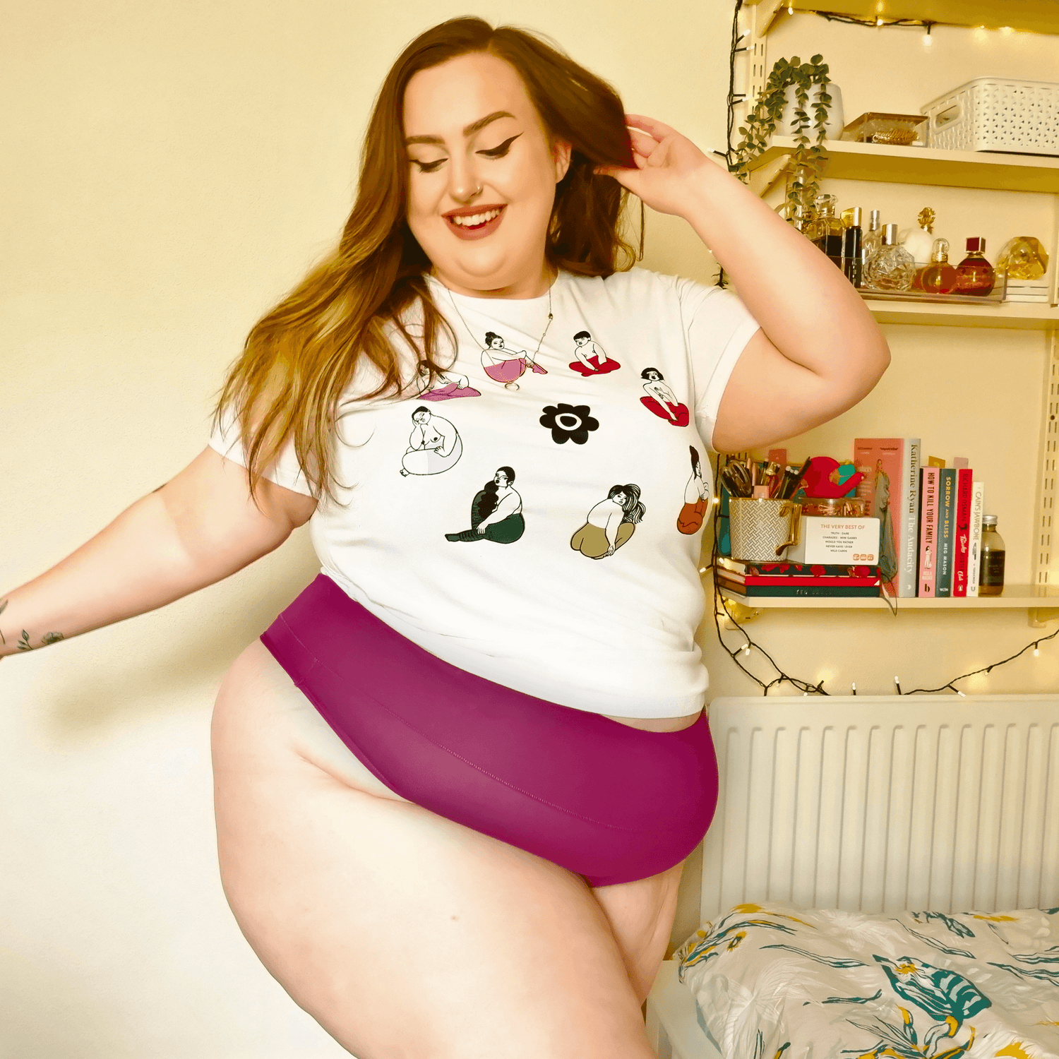 Tanga de algodón orgánico - Figgy Pudding
